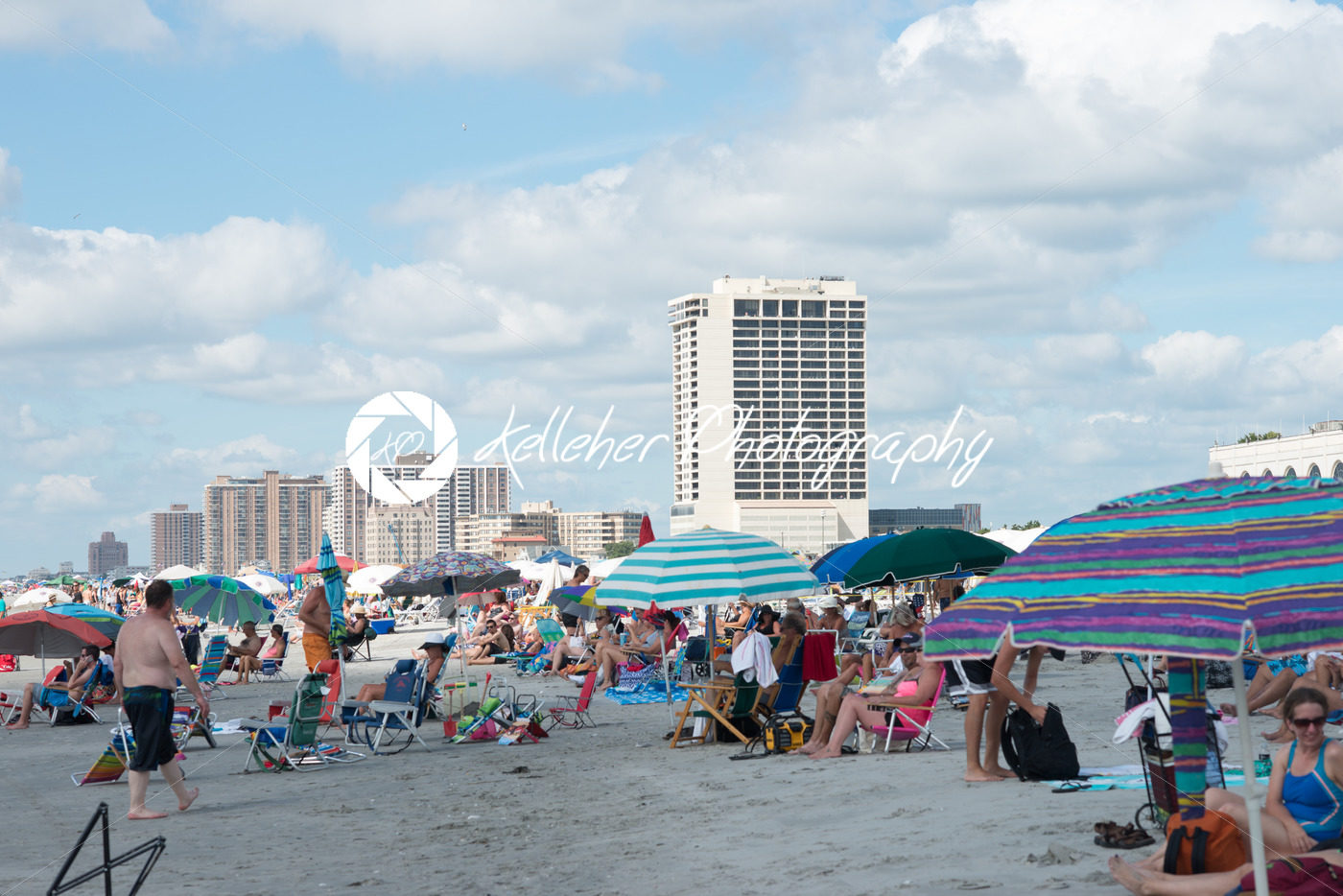 ATLANTIC CITY, NJ – AUGUST 17: Atlantic City Beach during the Annual Atlantic City Air Show on August 17, 2016 - Kelleher Photography Store