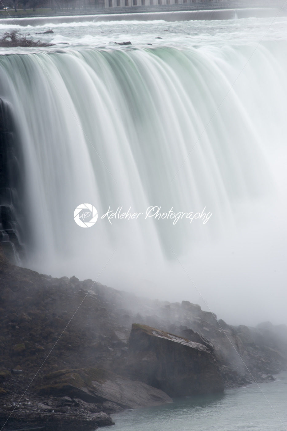 American Falls in Early Evening – View from Niagara Falls, Ontario Canada - Kelleher Photography Store