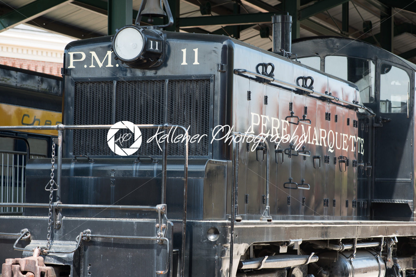 BALITMORE, MD – APRIL 15: PM No.11 Pere Marquette Railway GM-EMD model SW-1 on April 15, 2017 - Kelleher Photography Store