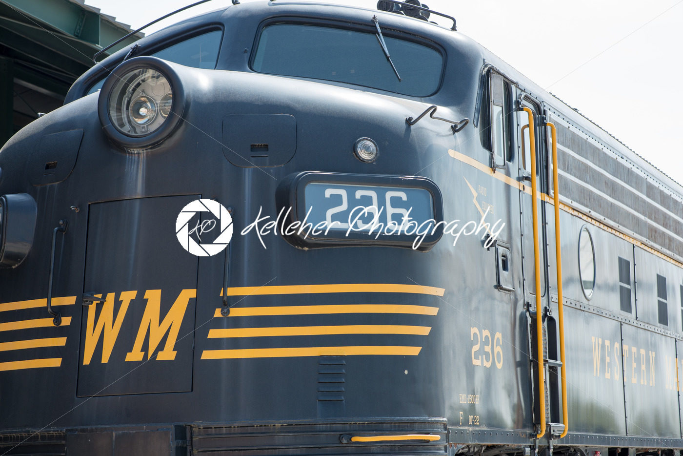 BALITMORE, MD – APRIL 15: WM No.236 Western Maryland Railway GM-EMD, model F-7A, Diesel Locomotive on April 15, 2017 - Kelleher Photography Store