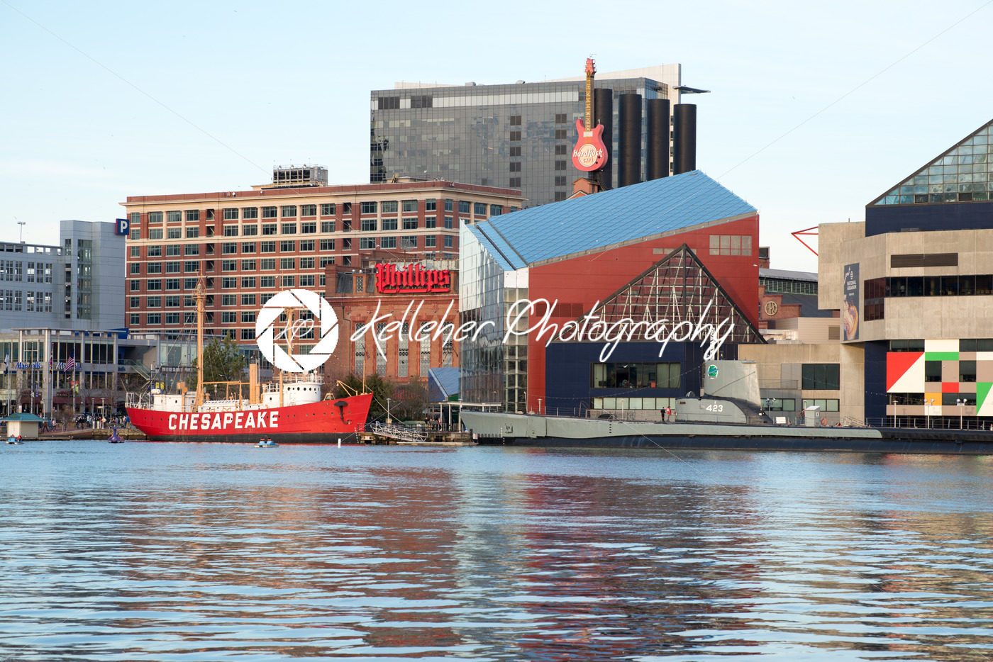 BALTIMORE, MARYLAND – FEBRUARY 18: The Inner Harbor in Baltimore, Maryland, USA on February 18, 2017 - Kelleher Photography Store