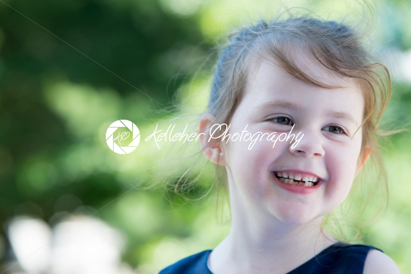 Close Portrait of Happy Young Girl Outside - Kelleher Photography Store
