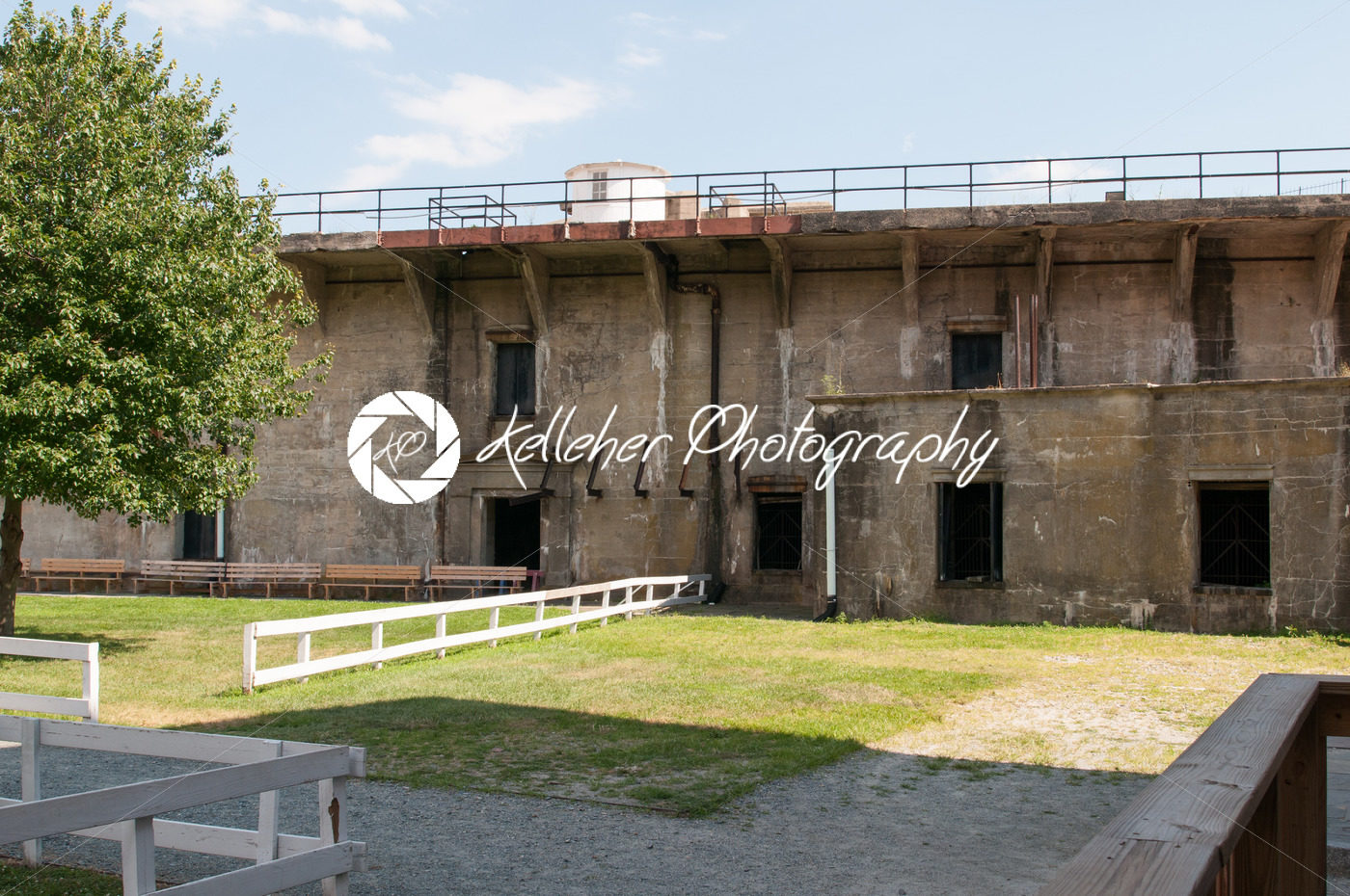FORT DELAWARE, DELAWARE CITY, DE – AUGUST 1: Fort Delaware State Park, Historic Union Civil War Fortress that housed Confederate Prisoners on August 1, 2015 - Kelleher Photography Store