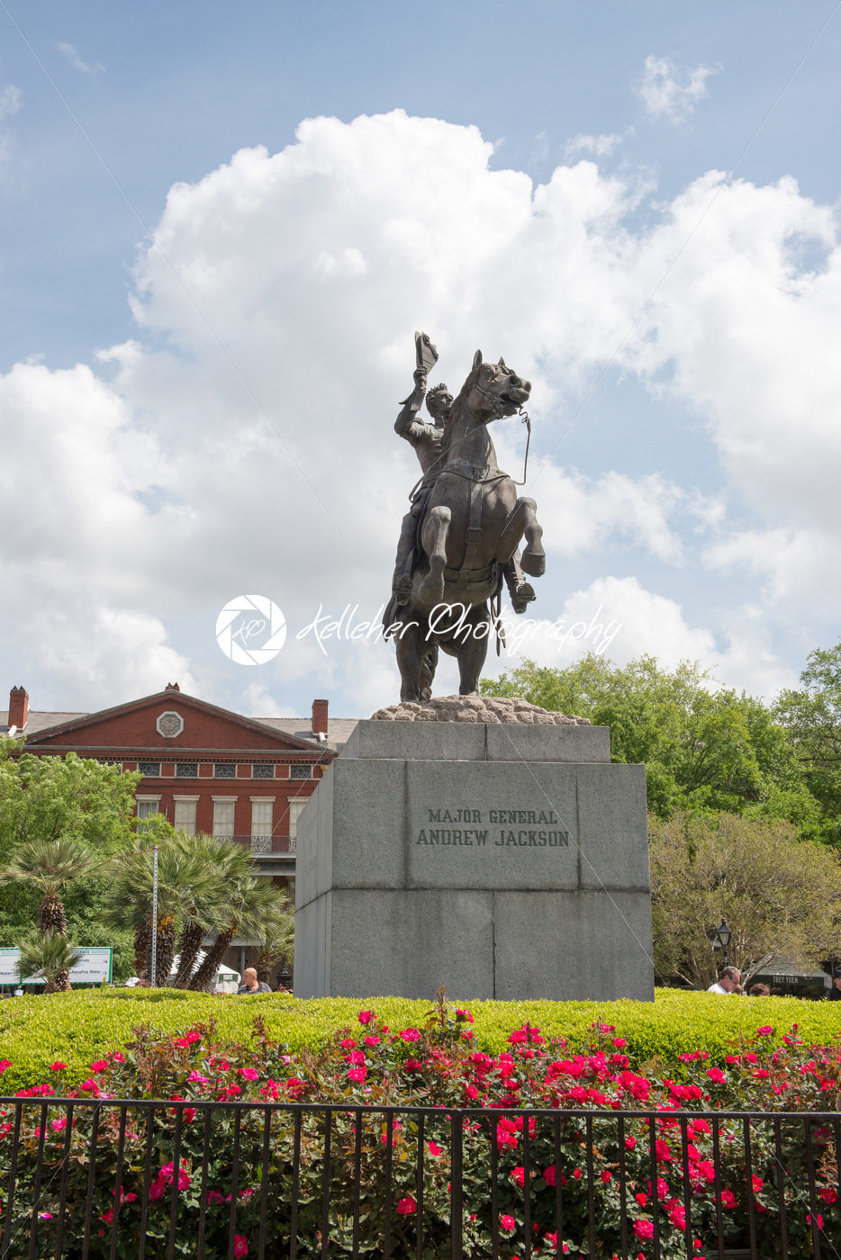 NEW ORLEANS, LA – APRIL 13: Statue of Andrew Jackson at the Jackson Square New Orleans on April 13, 2014 - Kelleher Photography Store
