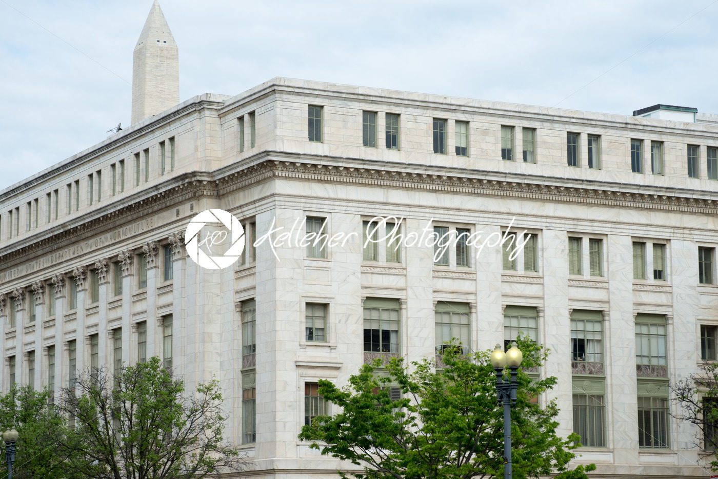 WASHINGTON, DISTRICT OF COLUMBIA – APRIL 14: View of the Department of Agriculture Building on April 14, 2017 - Kelleher Photography Store