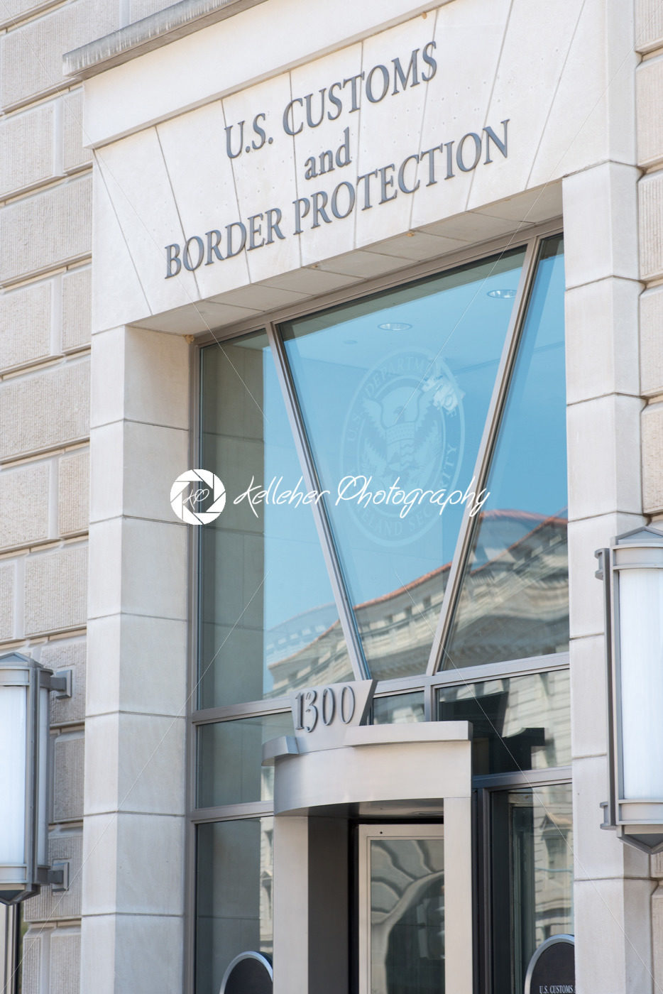 WASHINGTON, DISTRICT OF COLUMBIA – APRIL 14: View of the U.S. Customs and Border Protection Building on April 14, 2017 - Kelleher Photography Store
