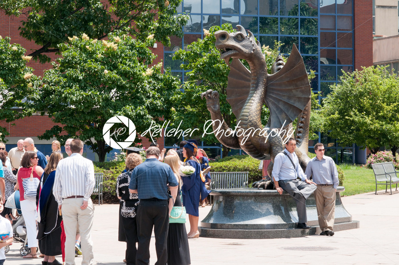 PHILADELPHIA, PA – JUNE 13: Drexel University Campus in the University City section of West Philadelphia on graduation day on June 13, 2014 - Kelleher Photography Store