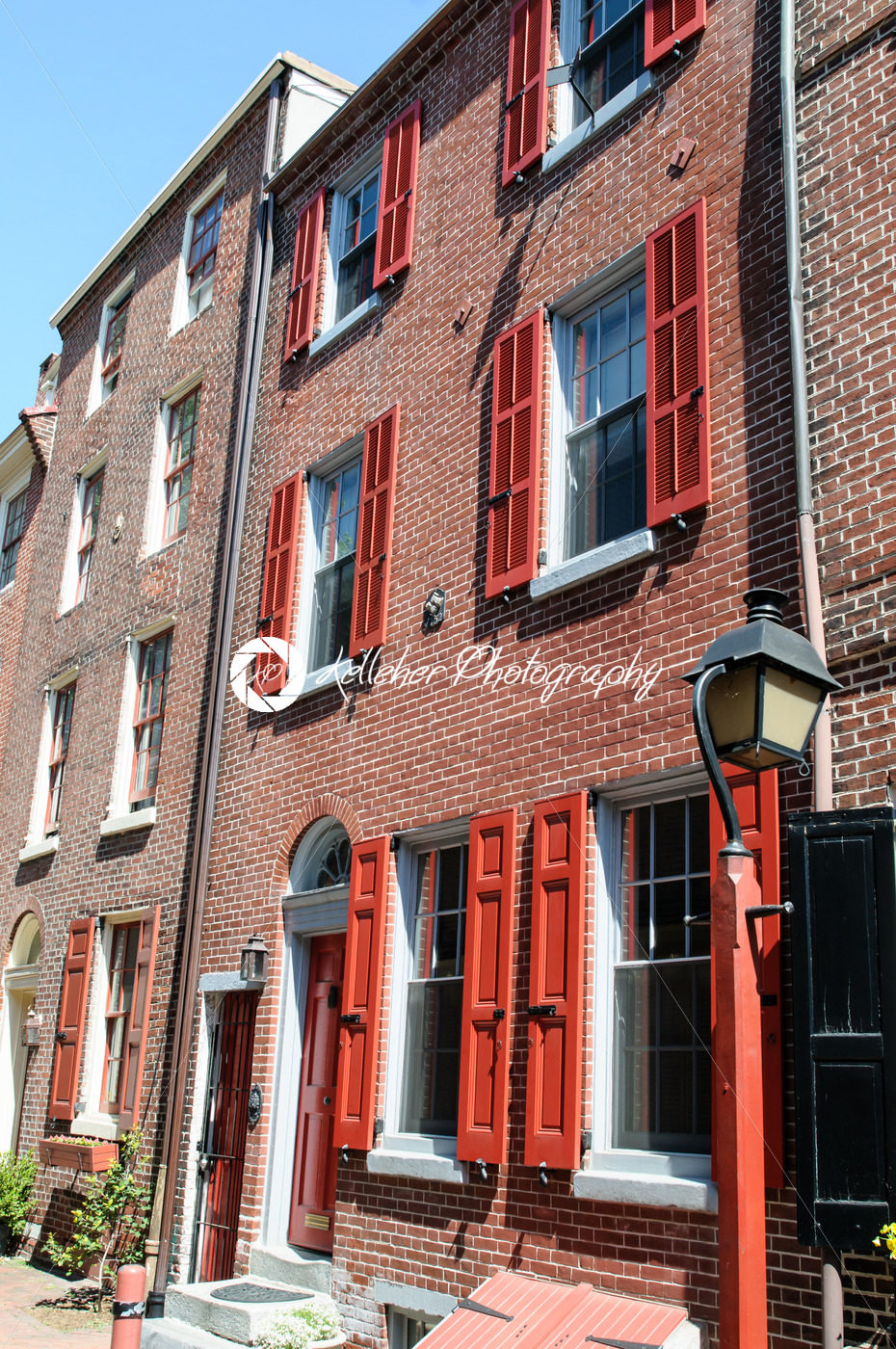 PHILADELPHIA, PA – MAY 14: The historic Old City in Philadelphia, Pennsylvania. Elfreth’s Alley, referred to as the nation’s oldest residential street, dating to 1702 on May 14, 2015 - Kelleher Photography Store