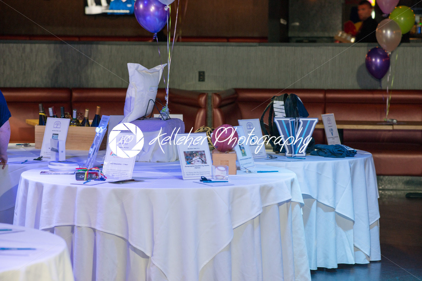 VALLEY FORGE CASINO, KING OF PRUSSIA, PA – JULY 15: Silent Auction items at Kendall’s Crusade fundraising event to raise awareness of Arteriovenus Malformations AVM on July 15, 2017 - Kelleher Photography Store