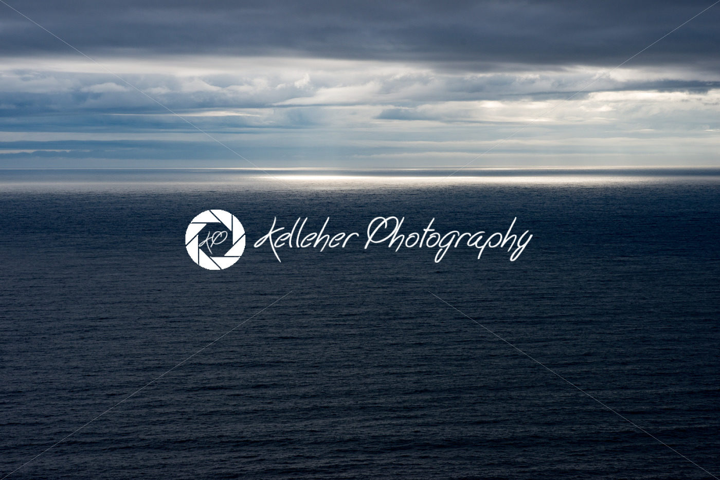 Atlantic Ocean from the Cliffs of Moher Tourist Attraction in Ireland - Kelleher Photography Store