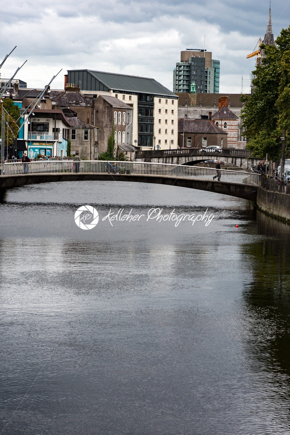CORK, IRELAND – AUGUST 19, 2017: City Center of Cork, Ireland - Kelleher Photography Store