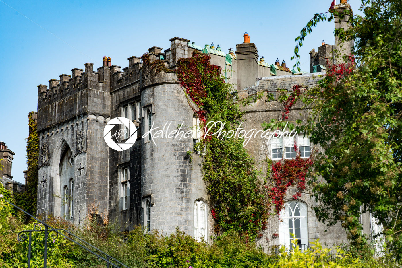 COUNTY OFFALY, IRELAND – AUGUST 23, 2017: Birr Castle in County Offaly, Ireland - Kelleher Photography Store