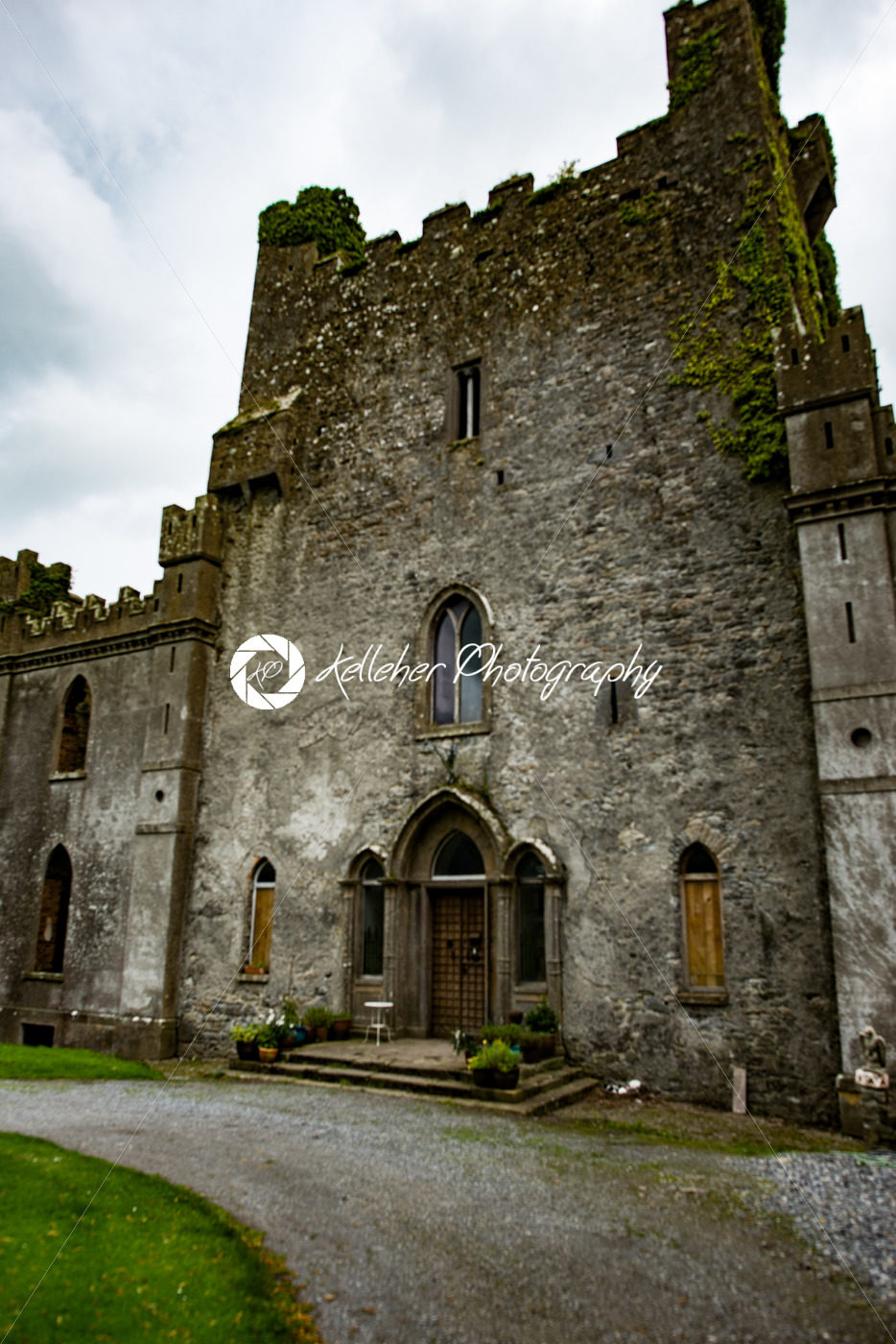COUNTY OFFALY, IRELAND – AUGUST 23, 2017: Leap castle is one of the most haunted castles in Ireland - Kelleher Photography Store