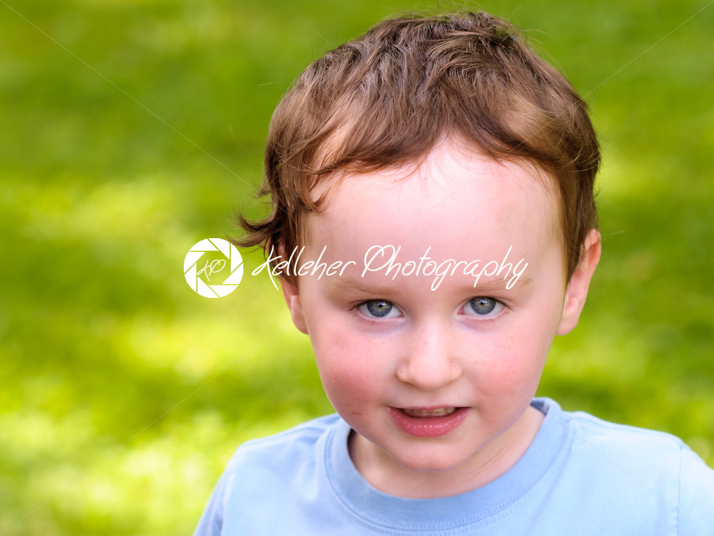 Portrait of a happy liitle boy close-up - Kelleher Photography Store