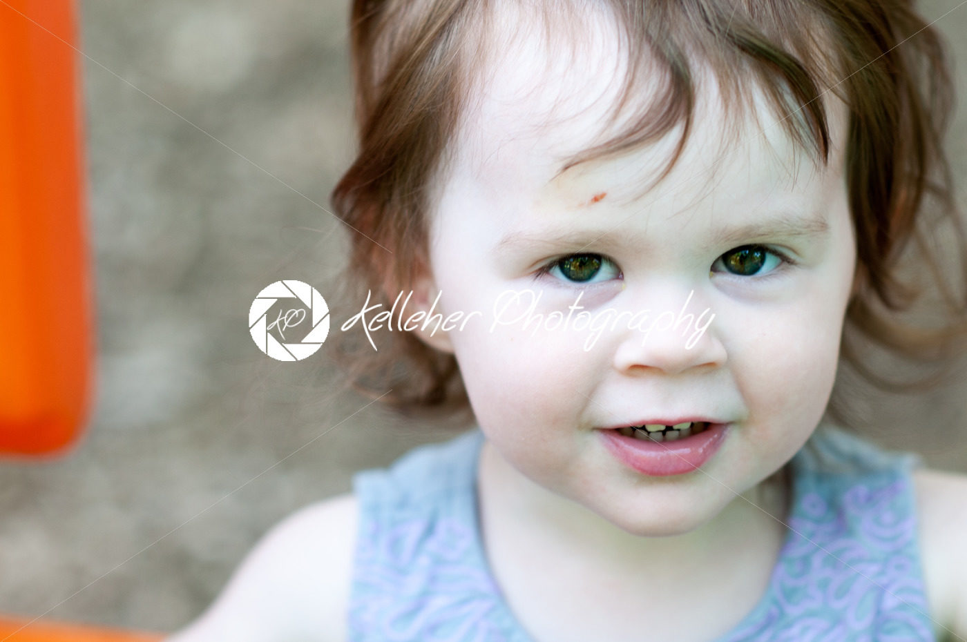 Portrait of a happy liitle girl close-up - Kelleher Photography Store