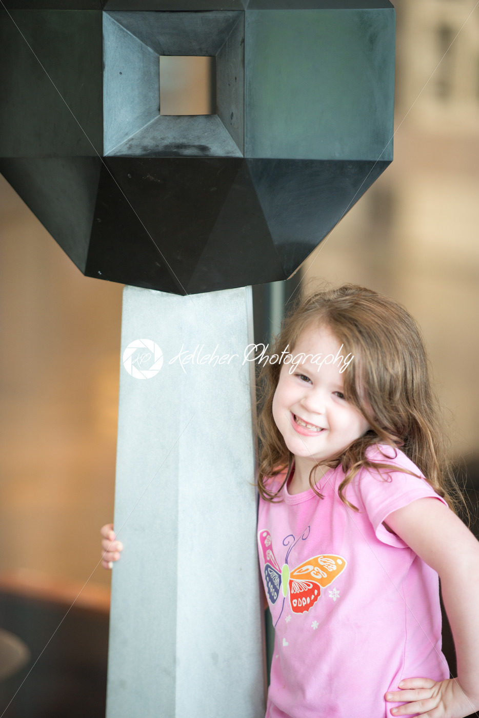Pretty little girl with a happy sweet smile - Kelleher Photography Store