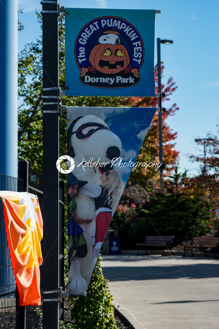 ALLENTOWN, PA – OCTOBER 22: Halloween Decorations at Dorney Park in Allentown, Pennsylvania - Kelleher Photography Store