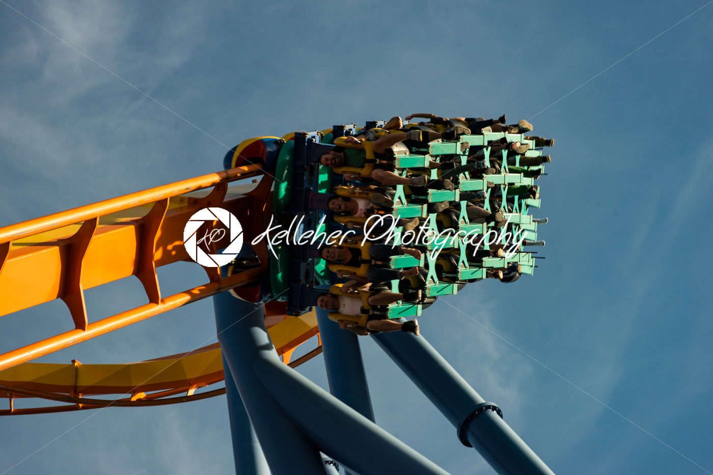 ALLENTOWN, PA – OCTOBER 22: Roller Coasters at Dorney Park in Allentown, Pennsylvania - Kelleher Photography Store