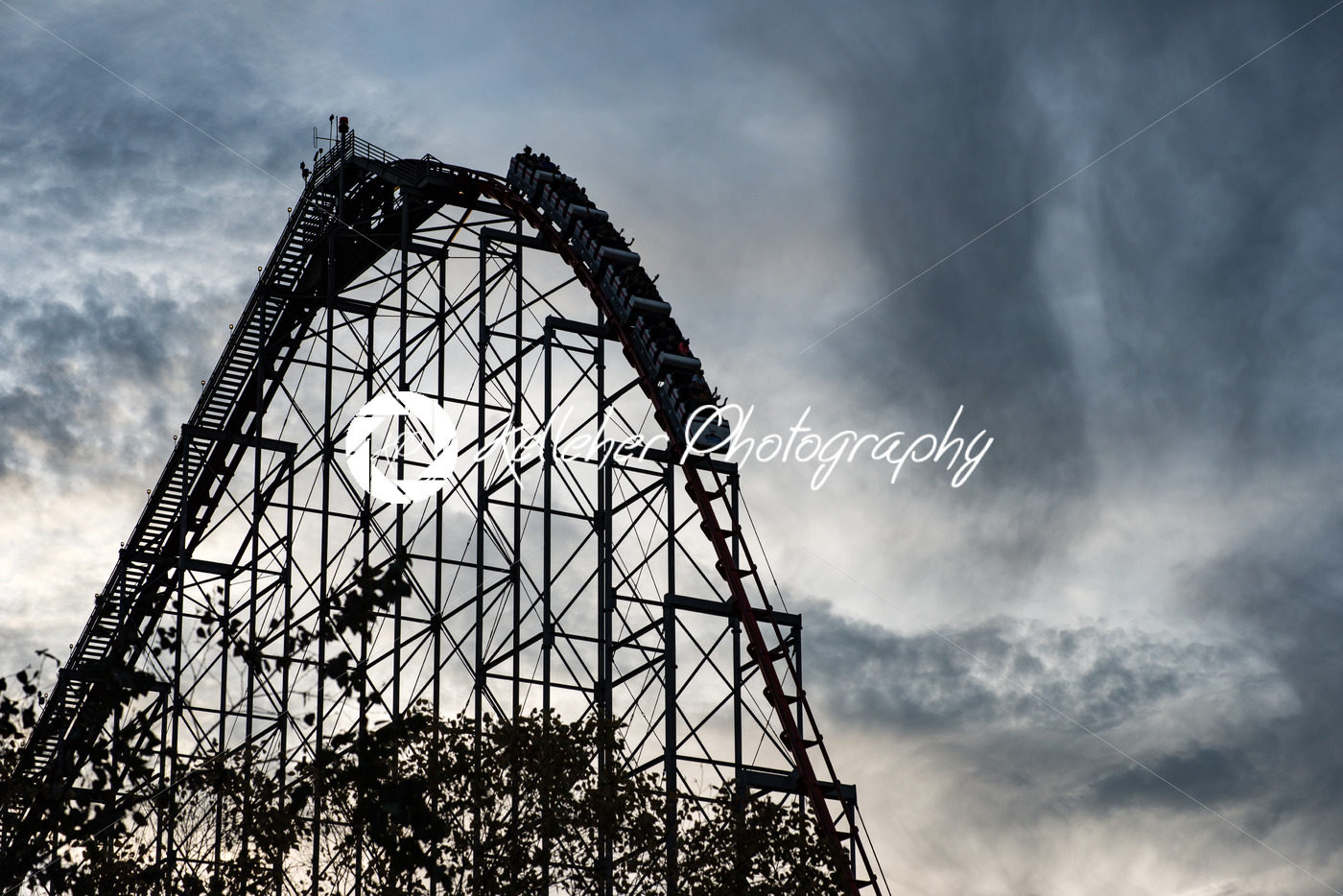 ALLENTOWN, PA – OCTOBER 22: Roller Coasters at Dorney Park in Allentown, Pennsylvania - Kelleher Photography Store