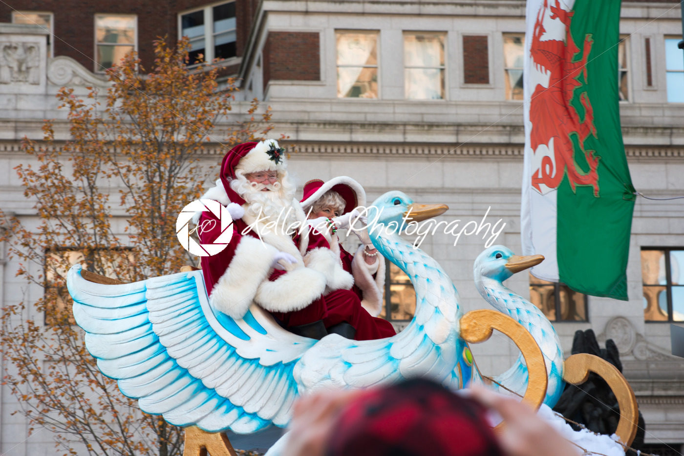 Philadelphia, PA – November 23, 2017: Santa Claus at Annual Thanksgiving Day Parade in Center City Philadelphia, PA - Kelleher Photography Store