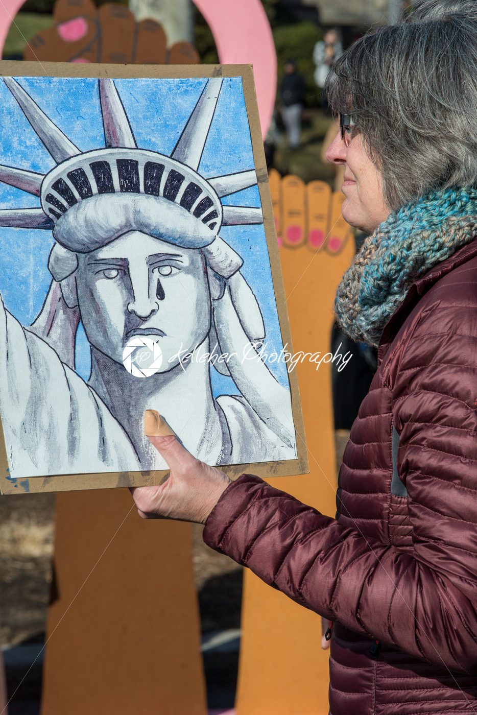 Philadelphia, Pennsylvania, USA – January 20, 2018: Thousands in Philadelphia unite in solidarity with the Women’s March. - Kelleher Photography Store