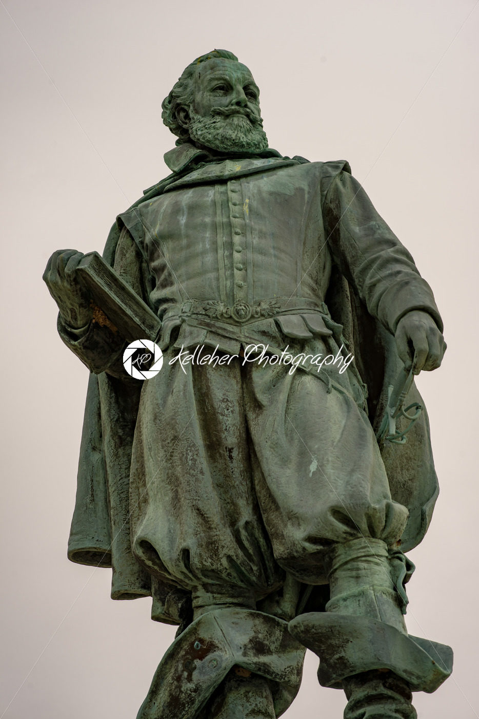 Jamestown, Virginia – March 27, 2018: Statue of Captain John Smith - Kelleher Photography Store
