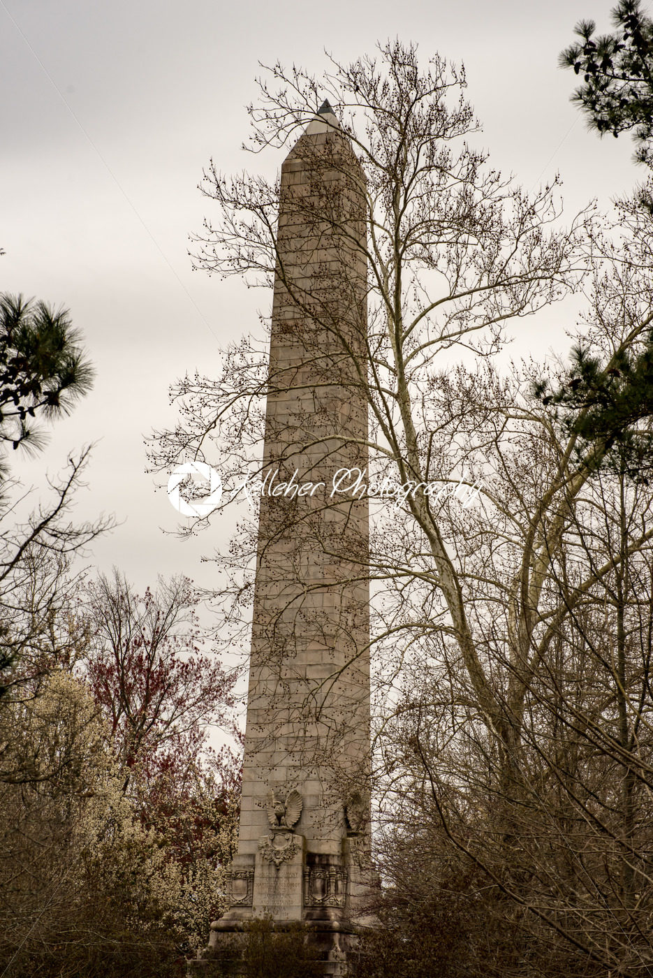 Jamestown, Virginia – March 27, 2018: Tercentenary Monument in Historic Jamestown, VA - Kelleher Photography Store