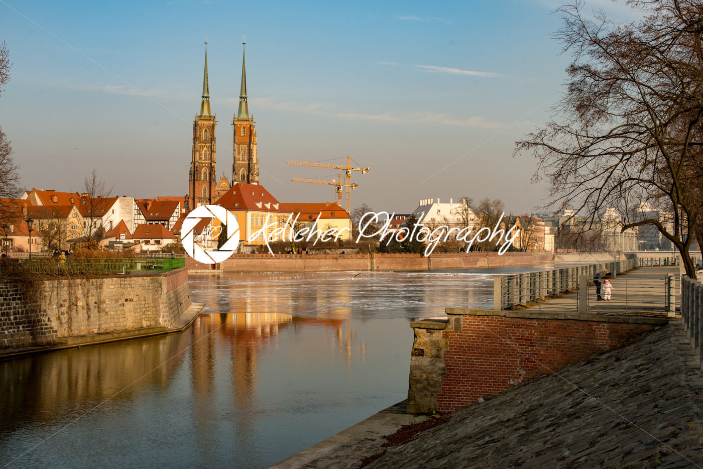 Wroclaw, Poland – March 4, 2018: Wroclaw Old Town historic area in the evening. - Kelleher Photography Store