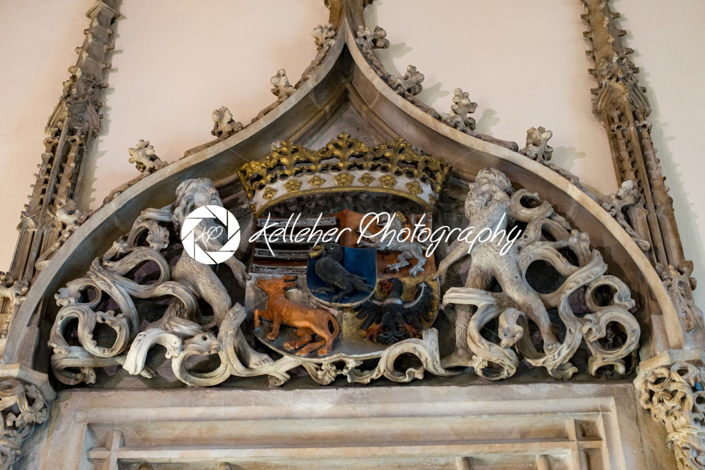 Wroclaw, Poland – March 4, 2018: Wroclaw Town Hall interior in historic capital of Silesia, Poland, Europe. - Kelleher Photography Store