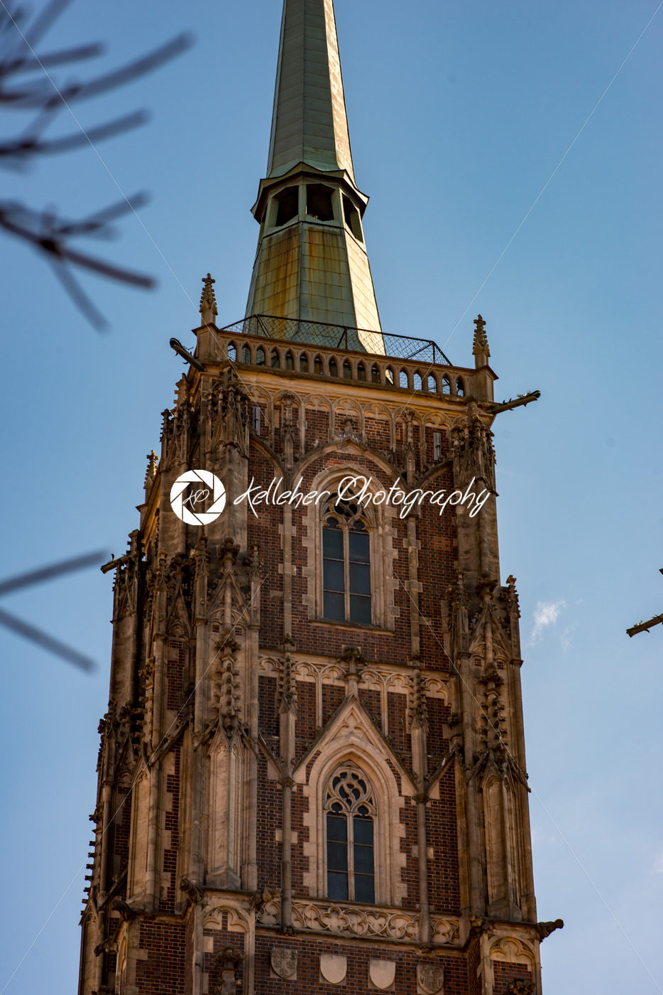 Wroclaw, Poland – March 9, 2018: Cathedral of St. John the Baptist on the Cathedral Island of Wroclaw in Poland - Kelleher Photography Store