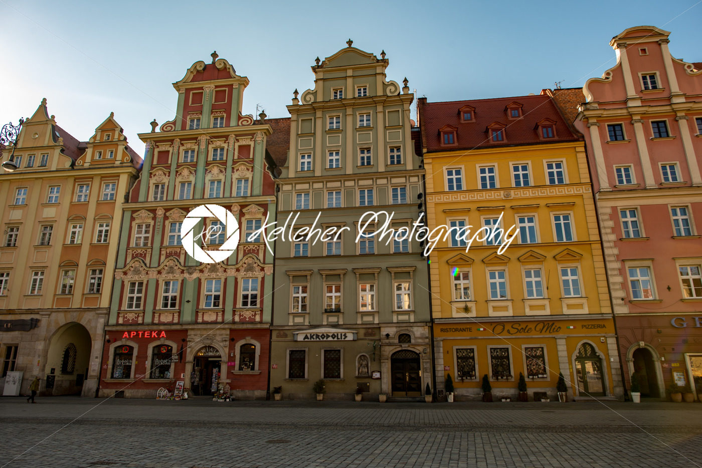 Wroclaw, Poland – March 9, 2018: Wroclaw Market Square in morning in historic capital of Silesia, Poland, Europe. - Kelleher Photography Store