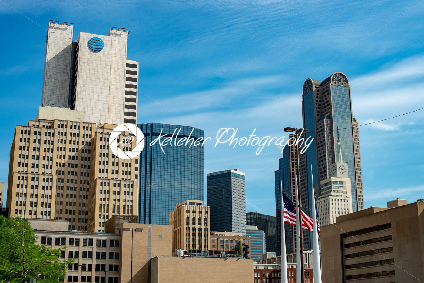 Dallas, Texas – May 7, 2018: Buildings in Downtown Dallas Texas - Kelleher Photography Store