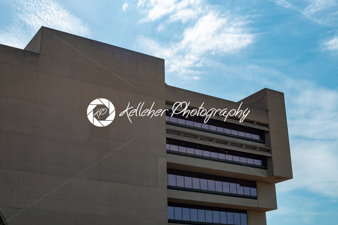 Dallas, Texas – May 7, 2018: Dallas City Hall, designed by renouned architect I. M. Pei, was used for the Robocop movies - Kelleher Photography Store