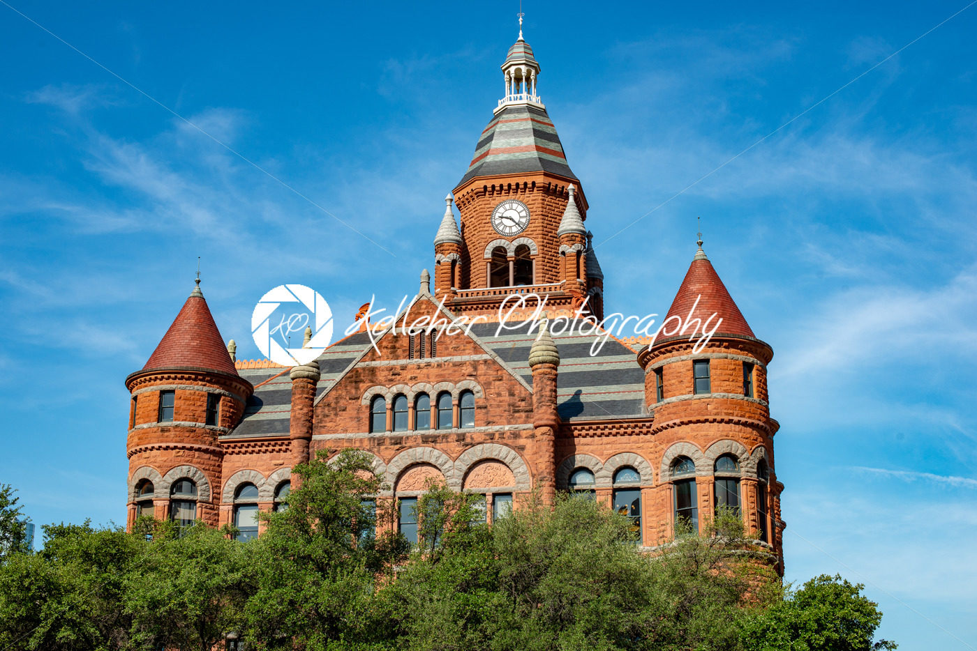 Dallas, Texas – May 7, 2018: Old Red Museum, formerly Dallas County Courthouse in Dallas, Texas - Kelleher Photography Store