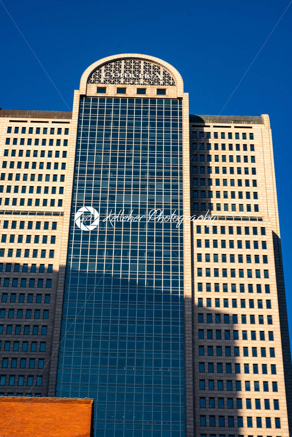 Dallas, Texas – May 7, 2018: The Comerica Bank Tower located on Ervay street - Kelleher Photography Store