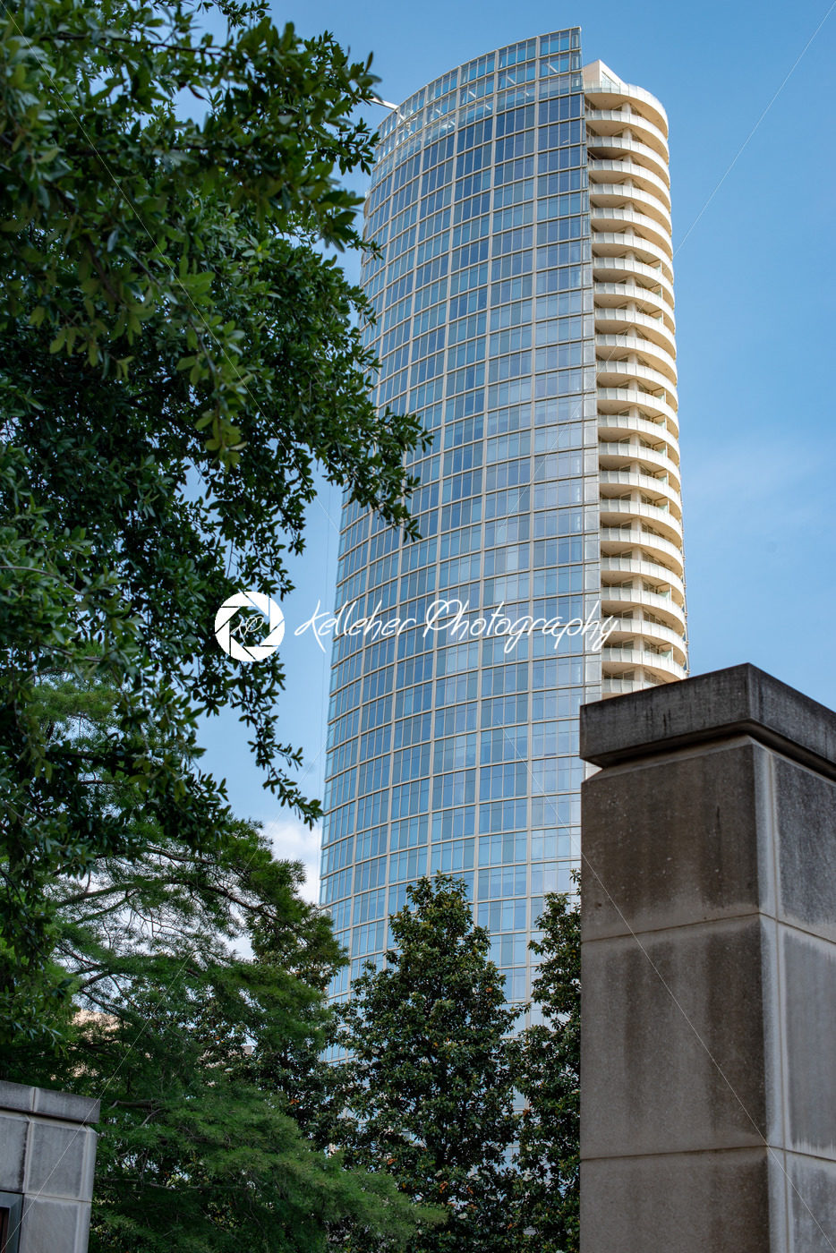 Dallas, Texas – May 7, 2018: The Museum Tower in Dallas, Texas against blue sky - Kelleher Photography Store