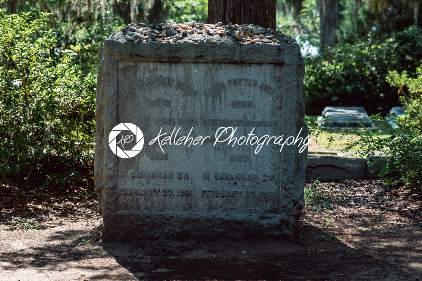 Aiken Cemetery Statuary Statue Bonaventure Cemetery Savannah Georgia - Kelleher Photography Store