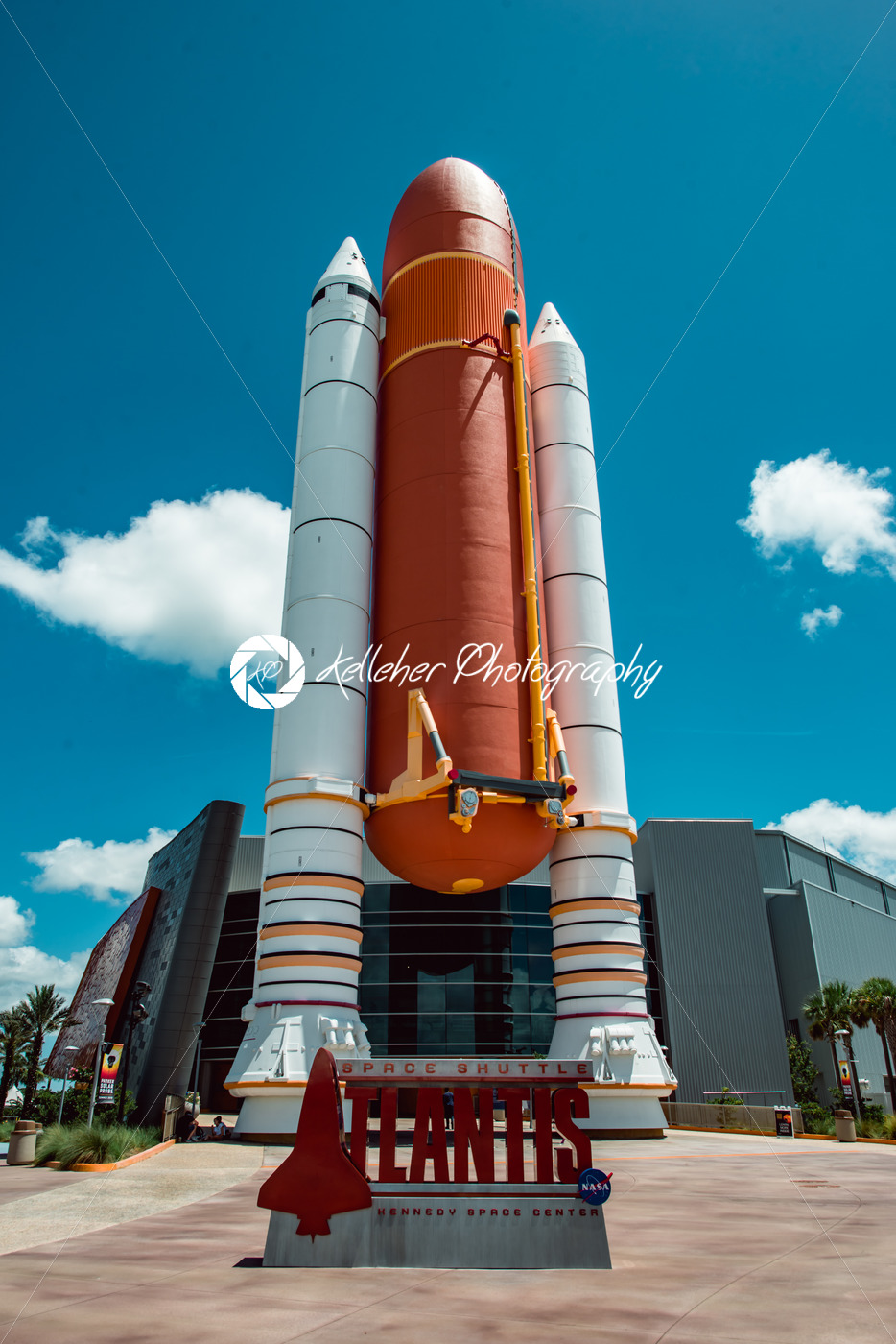 Cape Canaveral, Florida – August 13, 2018: Atlantis Space Shuttle Rocket Booster at NASA Kennedy Space Center - Kelleher Photography Store