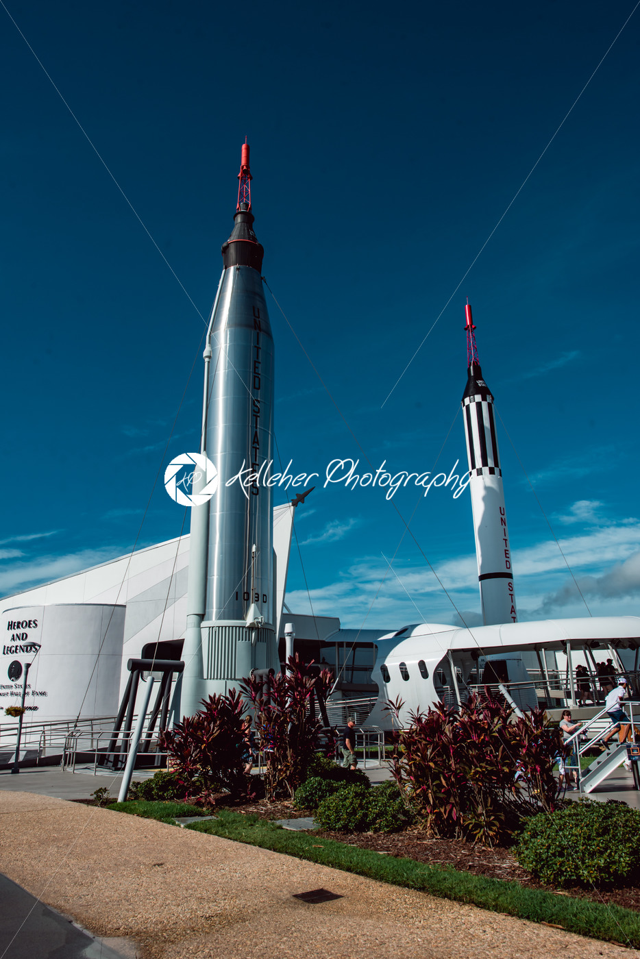 Cape Canaveral, Florida – August 13, 2018: Rocket Garden at NASA Kennedy Space Center - Kelleher Photography Store