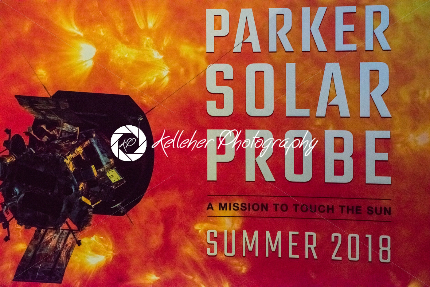 Cape Canaveral, Florida – August 13, 2018: Sign for Parker Solar Probe at NASA Kennedy Space Center - Kelleher Photography Store