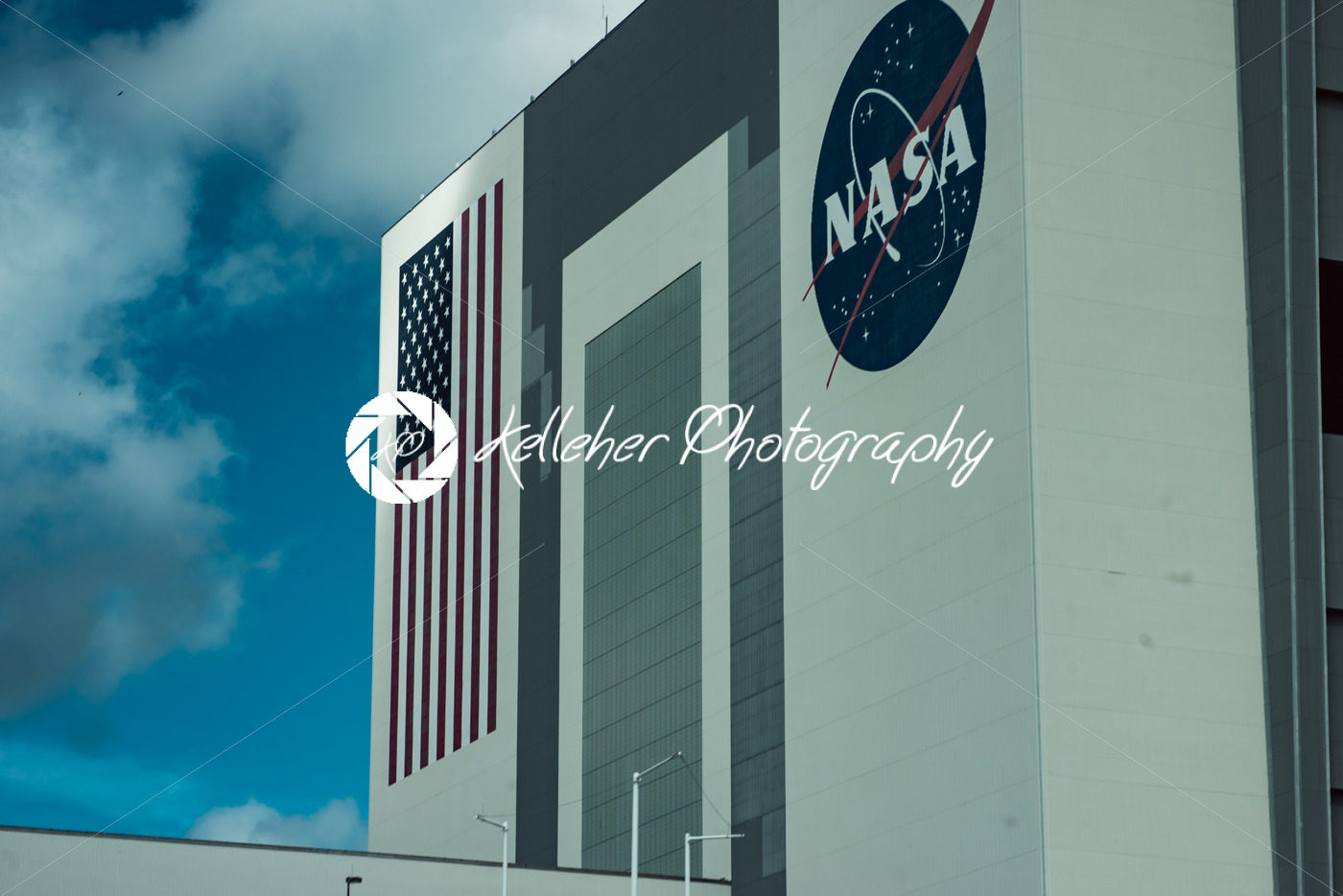 Cape Canaveral, Florida – August 13, 2018: Space Shuttle Hanger building at NASA Kennedy Space Center - Kelleher Photography Store