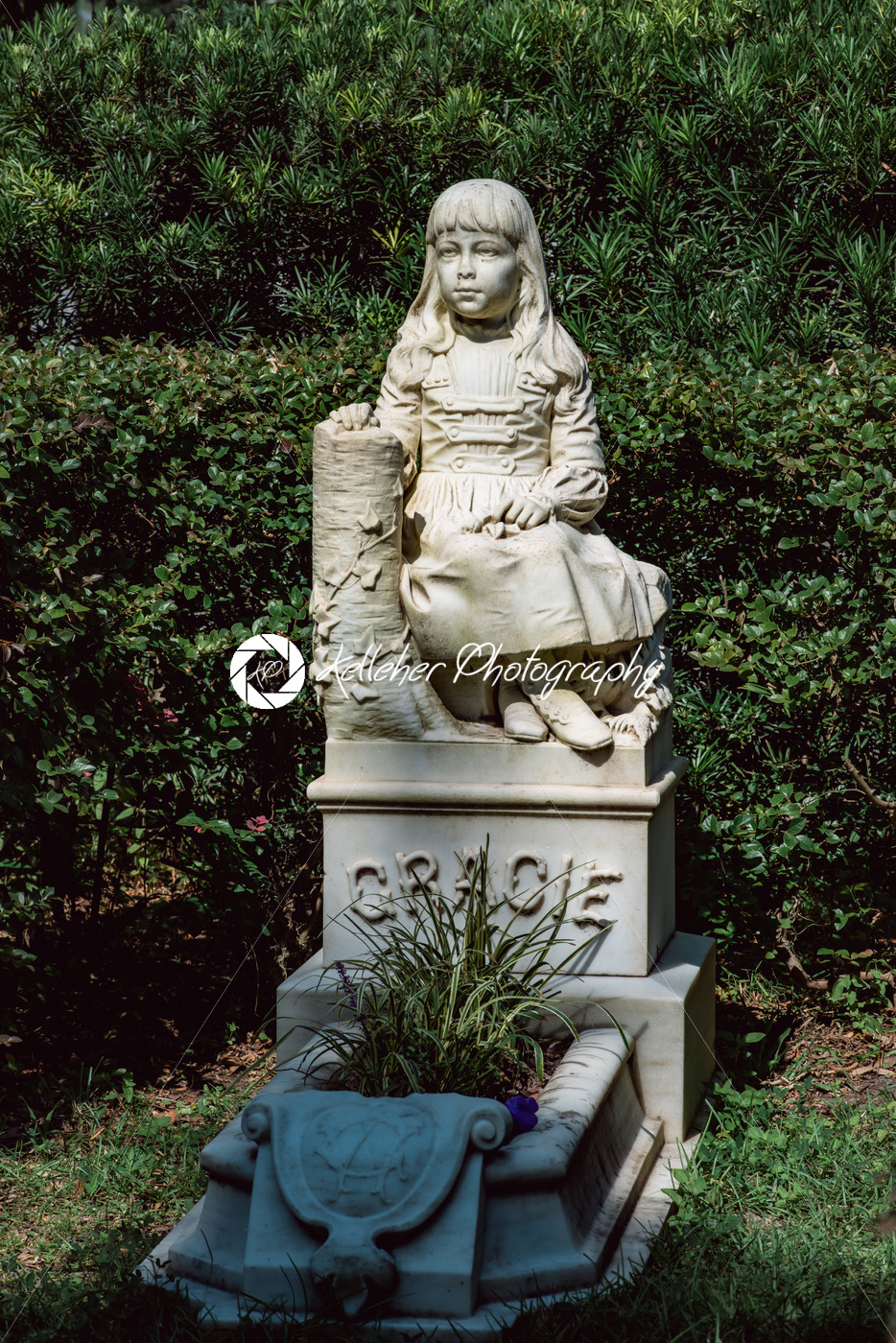 Gracie Watson Cemetery Statuary Statue Bonaventure Cemetery Savannah Georgia - Kelleher Photography Store