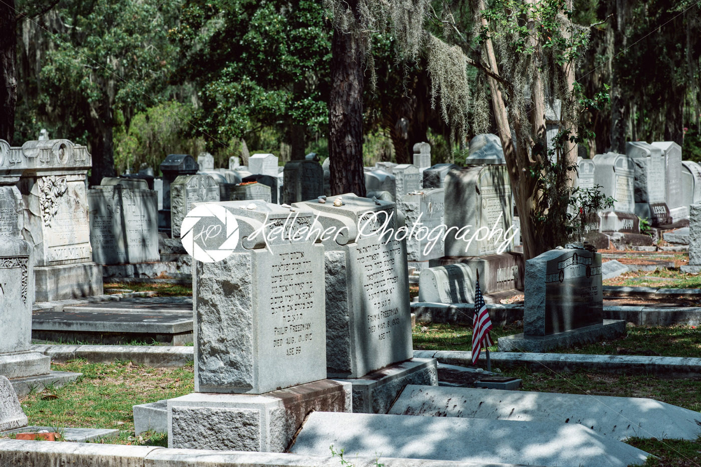 Jewish Cemetery Statuary Statue Bonaventure Cemetery Savannah Georgia - Kelleher Photography Store