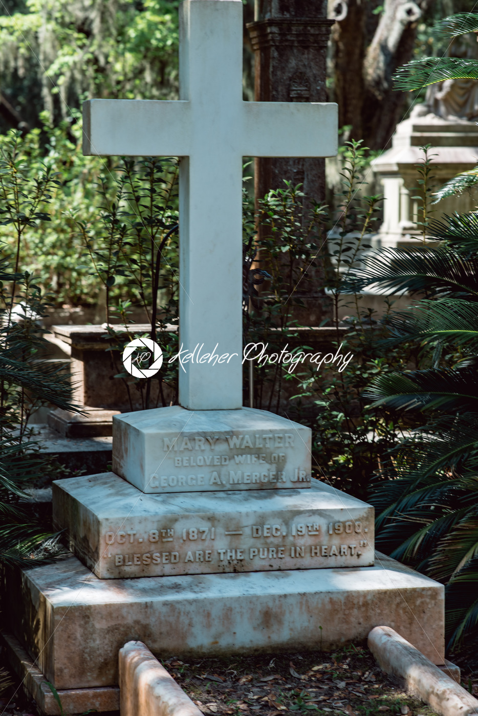 Mary Walter Cemetery Statuary Statue Bonaventure Cemetery Savannah Georgia - Kelleher Photography Store