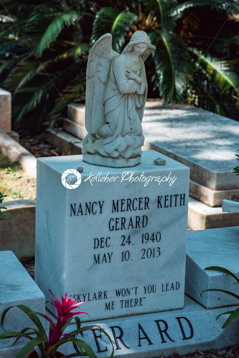 Nancy Mercer Keith Gerard Cemetery Statuary Statue Bonaventure Cemetery Savannah Georgia - Kelleher Photography Store