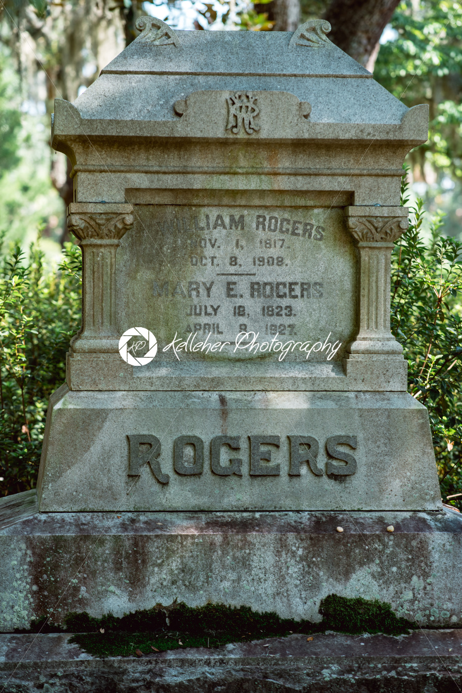 Rogers Cemetery Statuary Statue Bonaventure Cemetery Savannah Georgia - Kelleher Photography Store