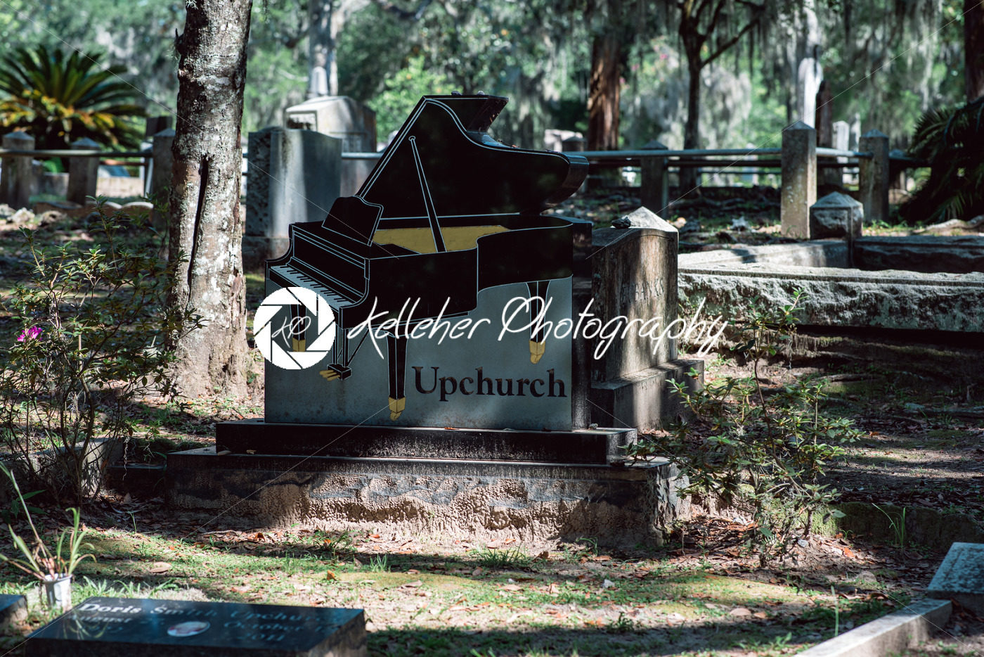 Upchurch Cemetery Statuary Statue Bonaventure Cemetery Savannah Georgia - Kelleher Photography Store
