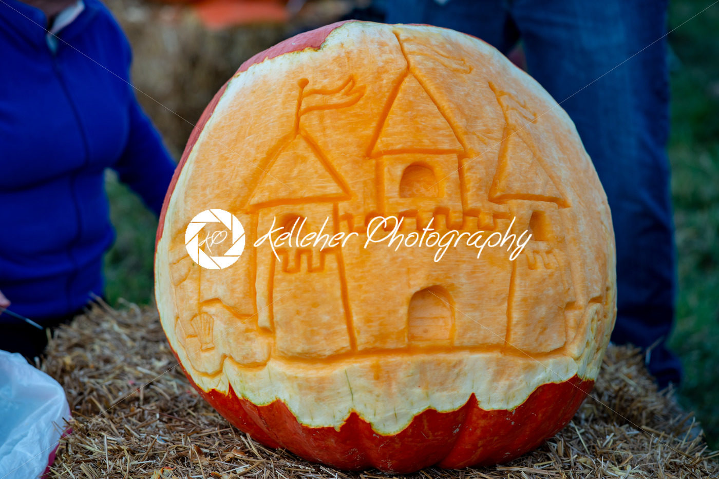 CHADDS FORD, PA – OCTOBER 18: Castle at The Great Pumpkin Carve carving contest on October 18, 2018 - Kelleher Photography Store