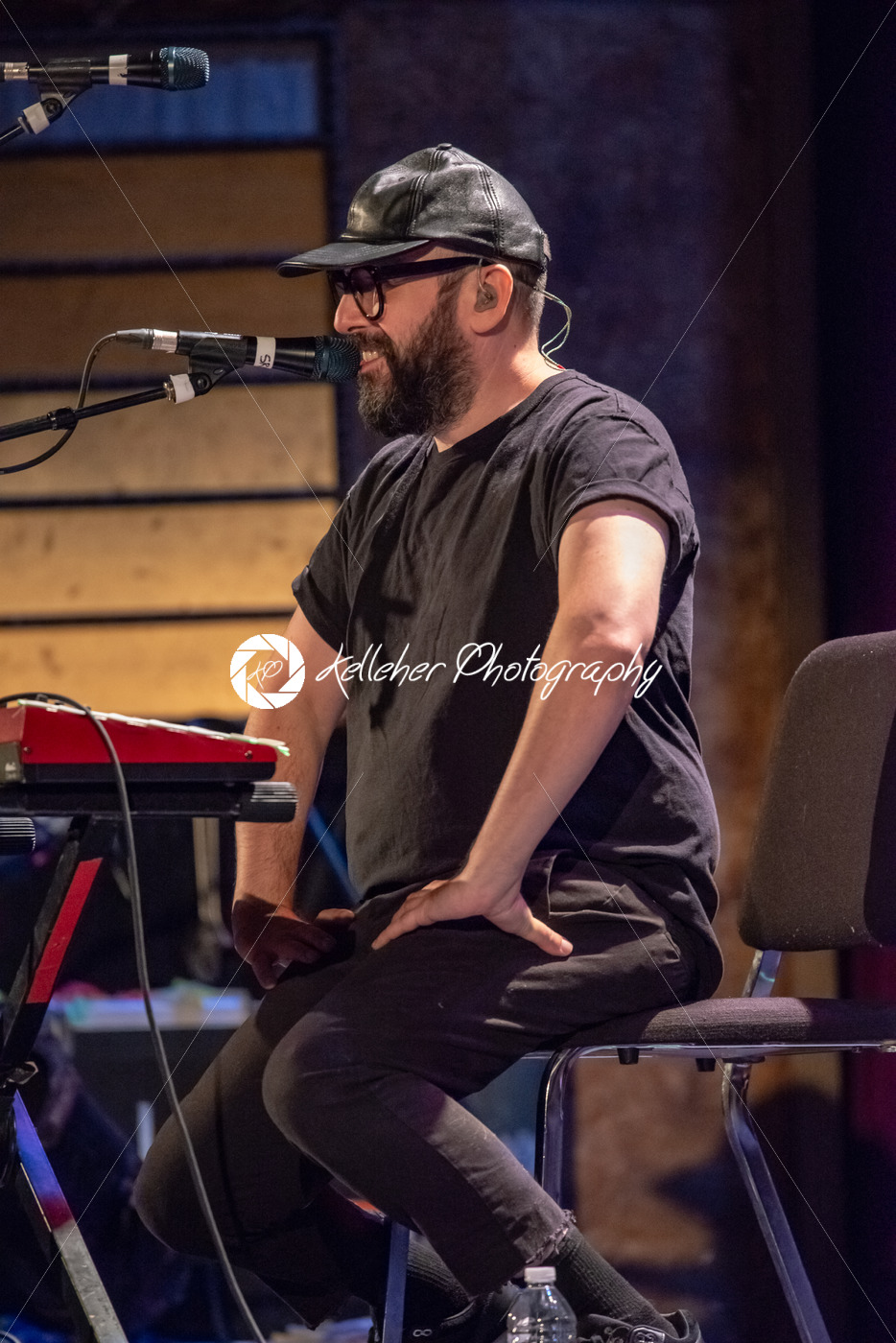 ITHACA, NY – NOVEMBER 4, 2018: Bass guitarist Tim Nordwind of the band OK Go performs on their Live Videos tour at the State Theatre of Ithaca - Kelleher Photography Store