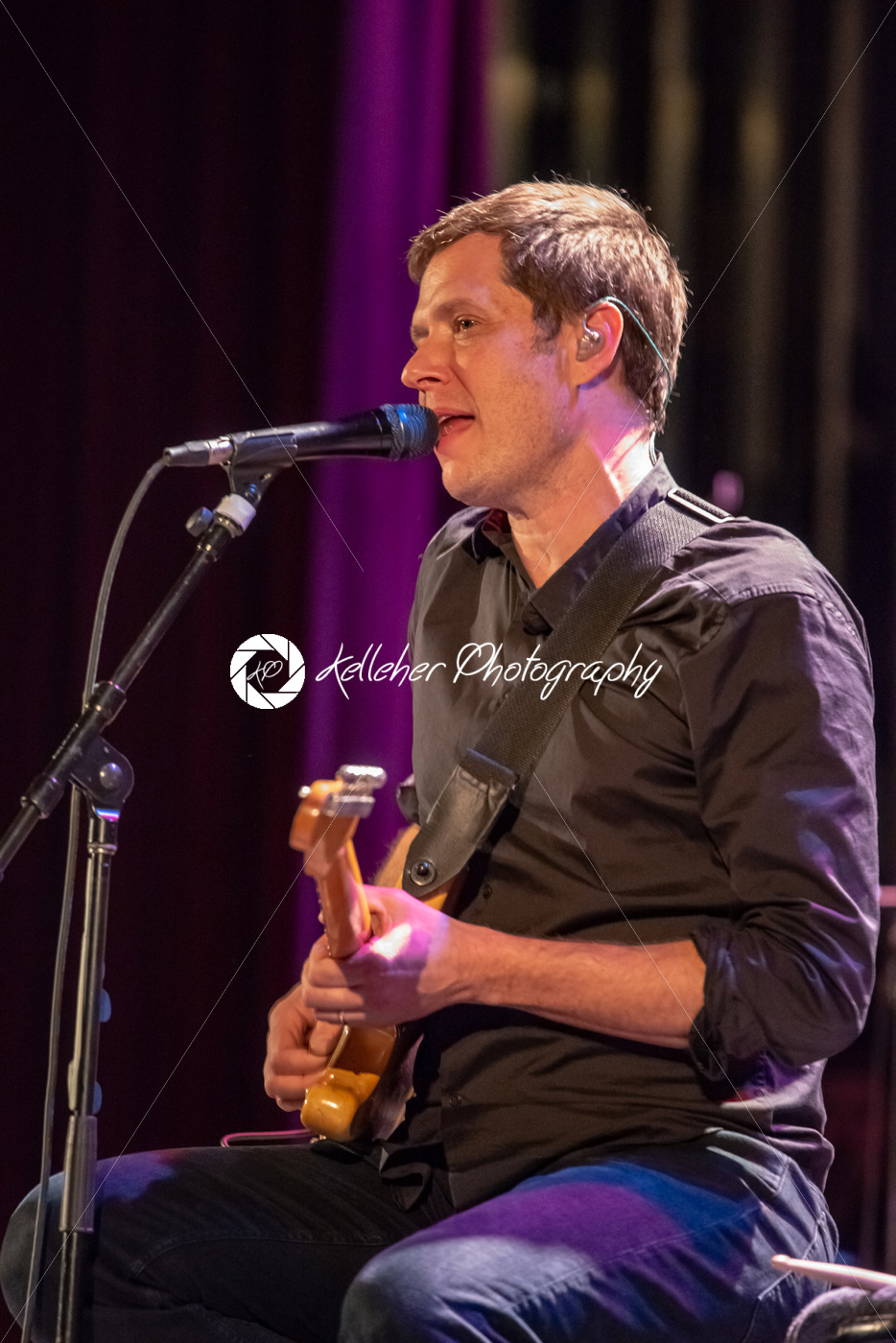 ITHACA, NY – NOVEMBER 4, 2018: Lead vocalist Guitarist Damian Kulash of the band OK Go performs on their Live Videos tour at the State Theatre of Ithaca - Kelleher Photography Store